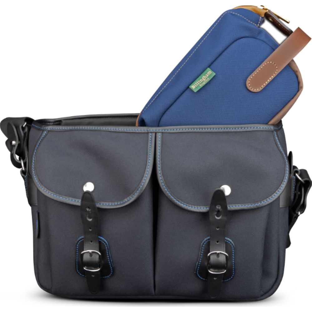 Billingham Capsule 1 Navy Fibrenyte/Chocolate