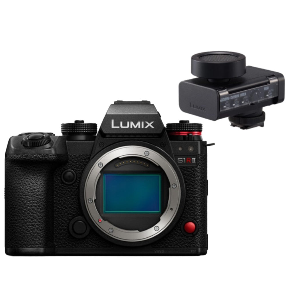 Panasonic Lumix DC-S1R mark II + Lumix DMW-DMS1E Digital Shotgun Microphone