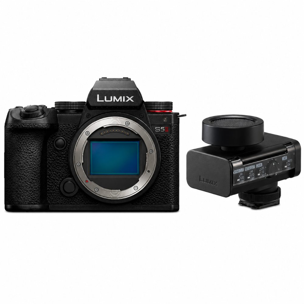 Panasonic Lumix DC-S5 II + LUMIX DMW-DMS1E Digital Shotgun Microphone