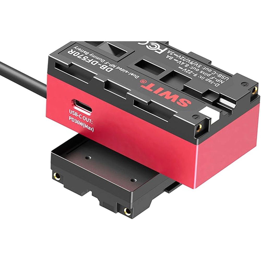 SWIT DB-DF570R Rotatable Dual Side NP-F Dummy Battery