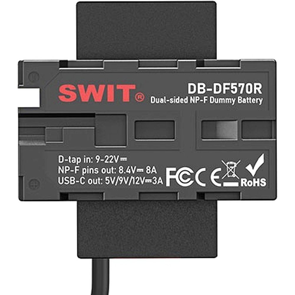 SWIT DB-DF570R Rotatable Dual Side NP-F Dummy Battery