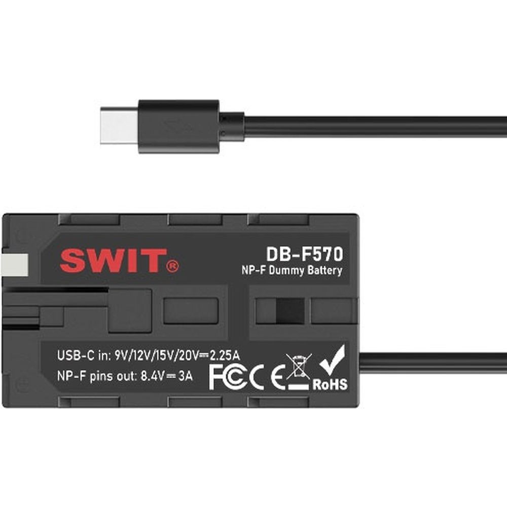 SWIT DB-F570 NP-F USB-C Dummy Battery