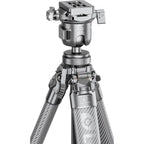 Leofoto AZ-204C+MBH-30 Azure series Ultra Compact tripod, full silver