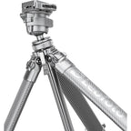 Leofoto AZ-204C+MBH-30 Azure series Ultra Compact tripod, full silver