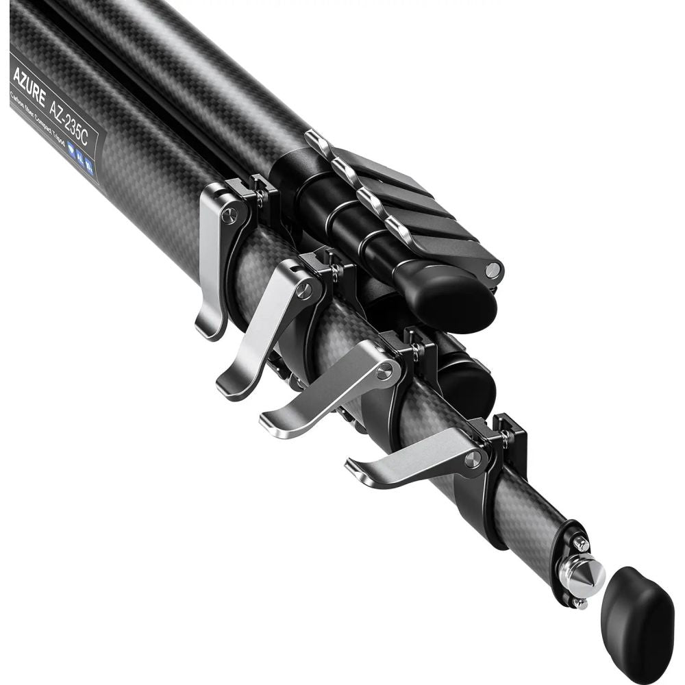 Leofoto AZ-235C+LH-30R Azure series Ultra Compact tripod, half silver