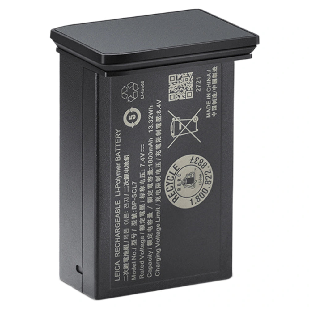 Leica 14745 Battery BP-SCL7 - Metal Gray Paint Finish