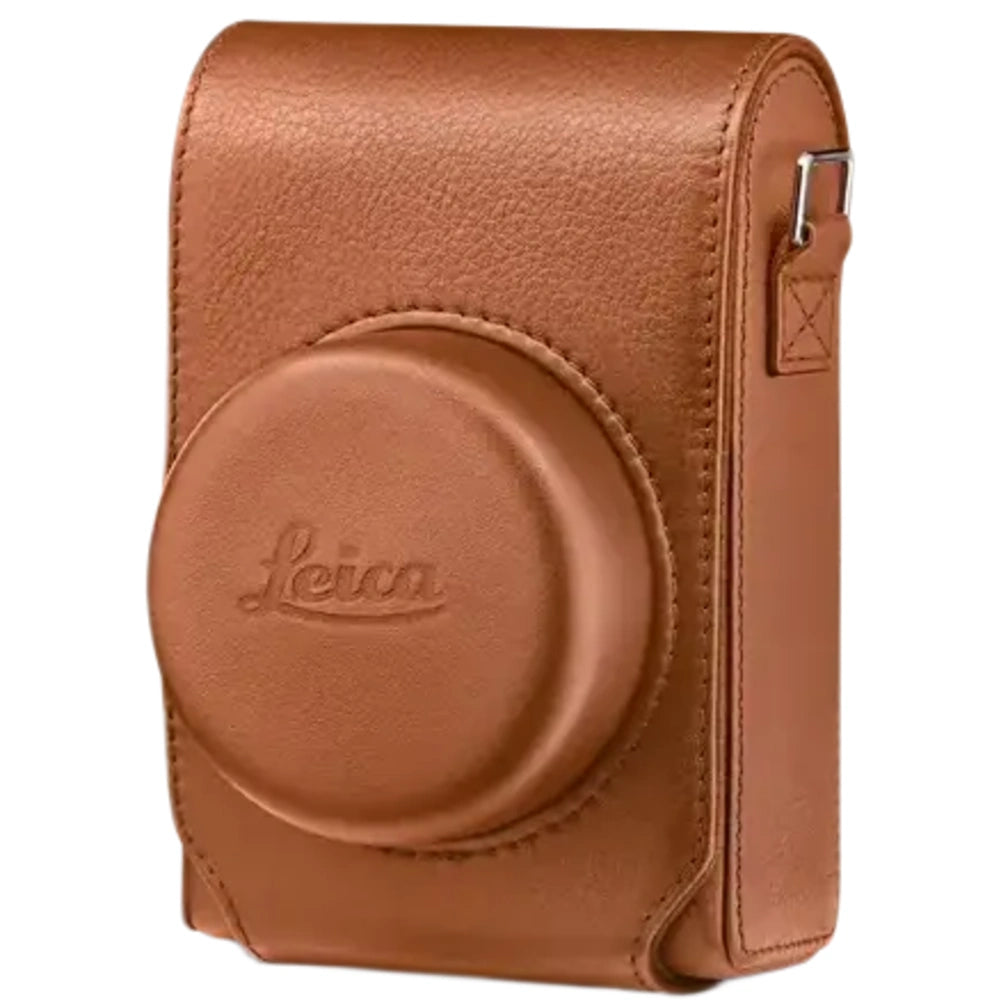Leica 18599 Camera Case, D-Lux 8, Leather, Cognac
