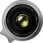 Thypoch Full-frame Ksana 35mm f/2 ASPH. Leica M, silver chrome