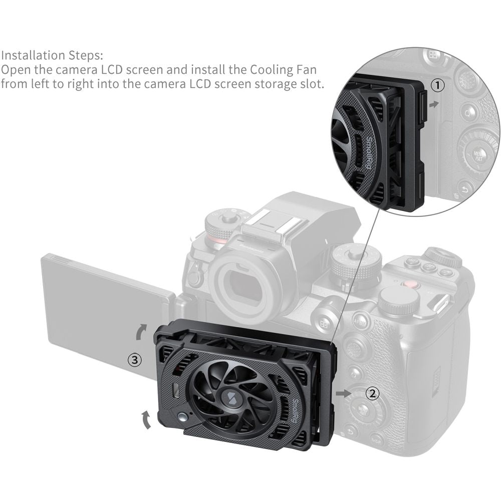 SmallRig 5875 Cooling Fan for Panasonic LUMIX S1 II / S1 IIE / S1R II