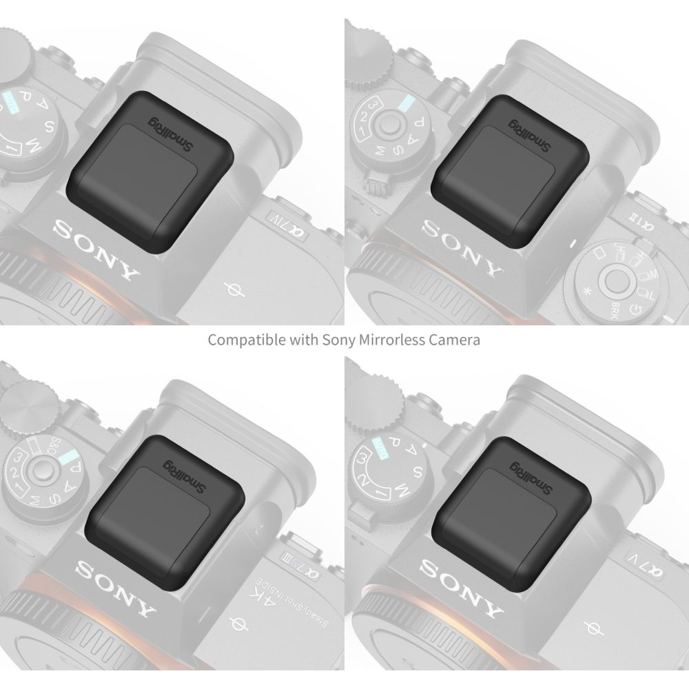 SmallRig 6247 Hot shoe Cover for Sony (2pcs, Full Black)