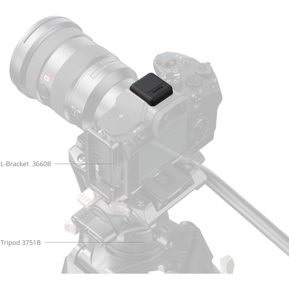 SmallRig 6247 Hot shoe Cover for Sony (2pcs, Full Black)