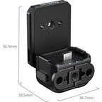 SmallRig 6359 Quick Release Attachable Backplate Support (with USB-C port) for DJI Osmo Pocket 4 & 3