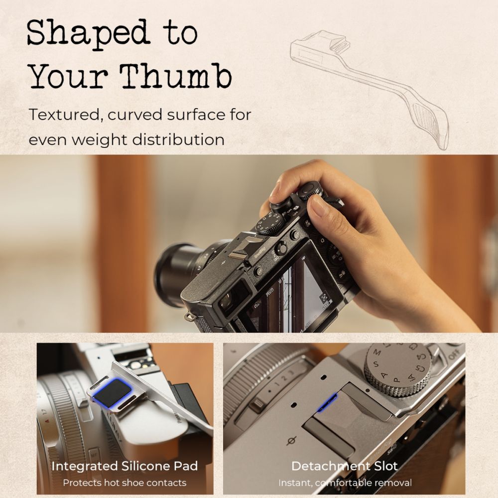 SmallRig 5702 Thumb Grip for Panasonic LUMIX L10, black