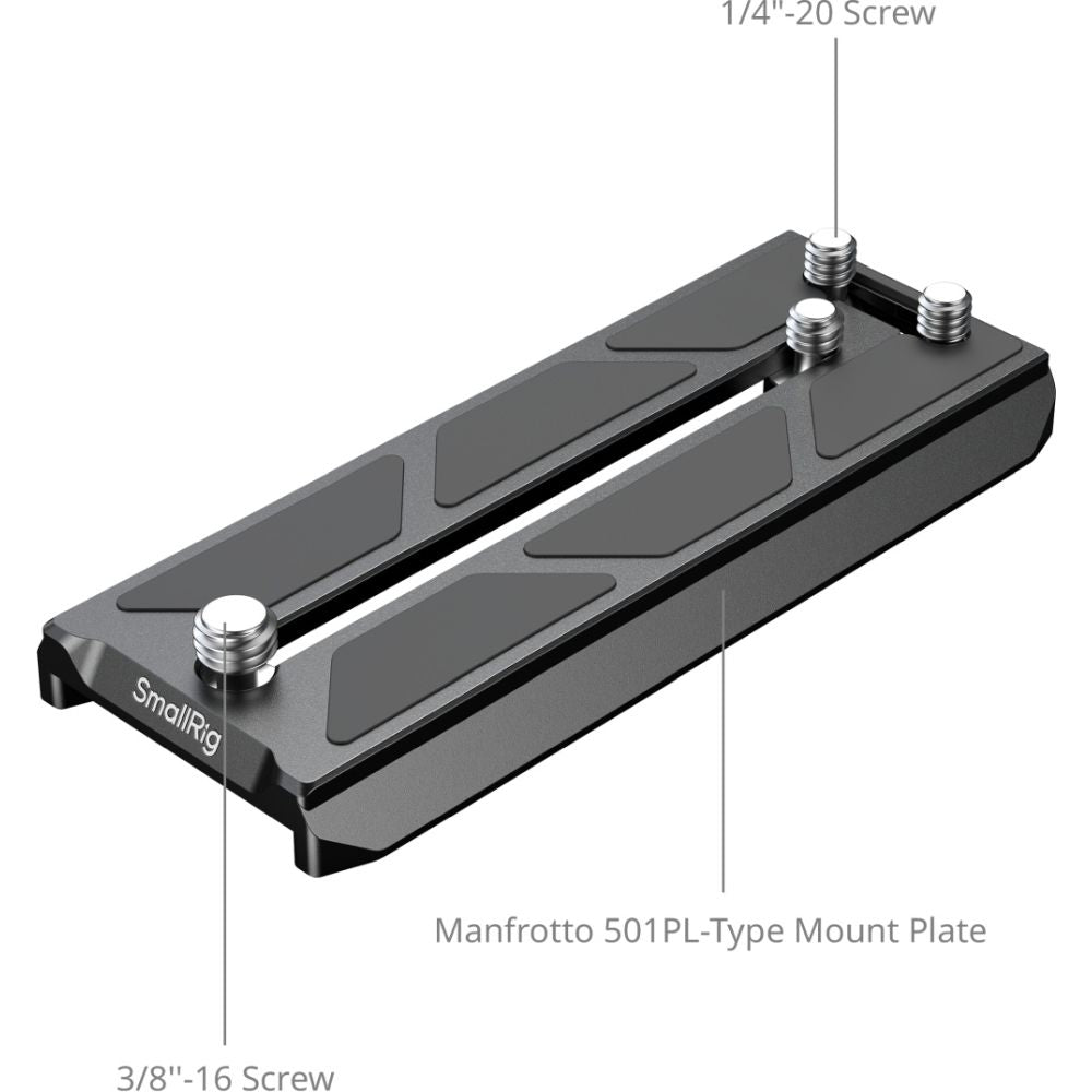 SmallRig 6318 Mount Plate Compatible with Manfrotto 501PL-Type