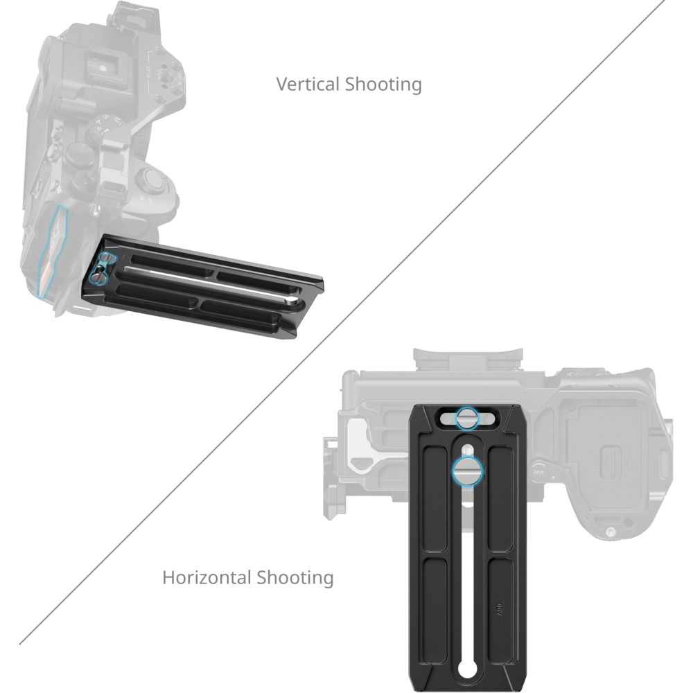 SmallRig 6318 Mount Plate Compatible with Manfrotto 501PL-Type