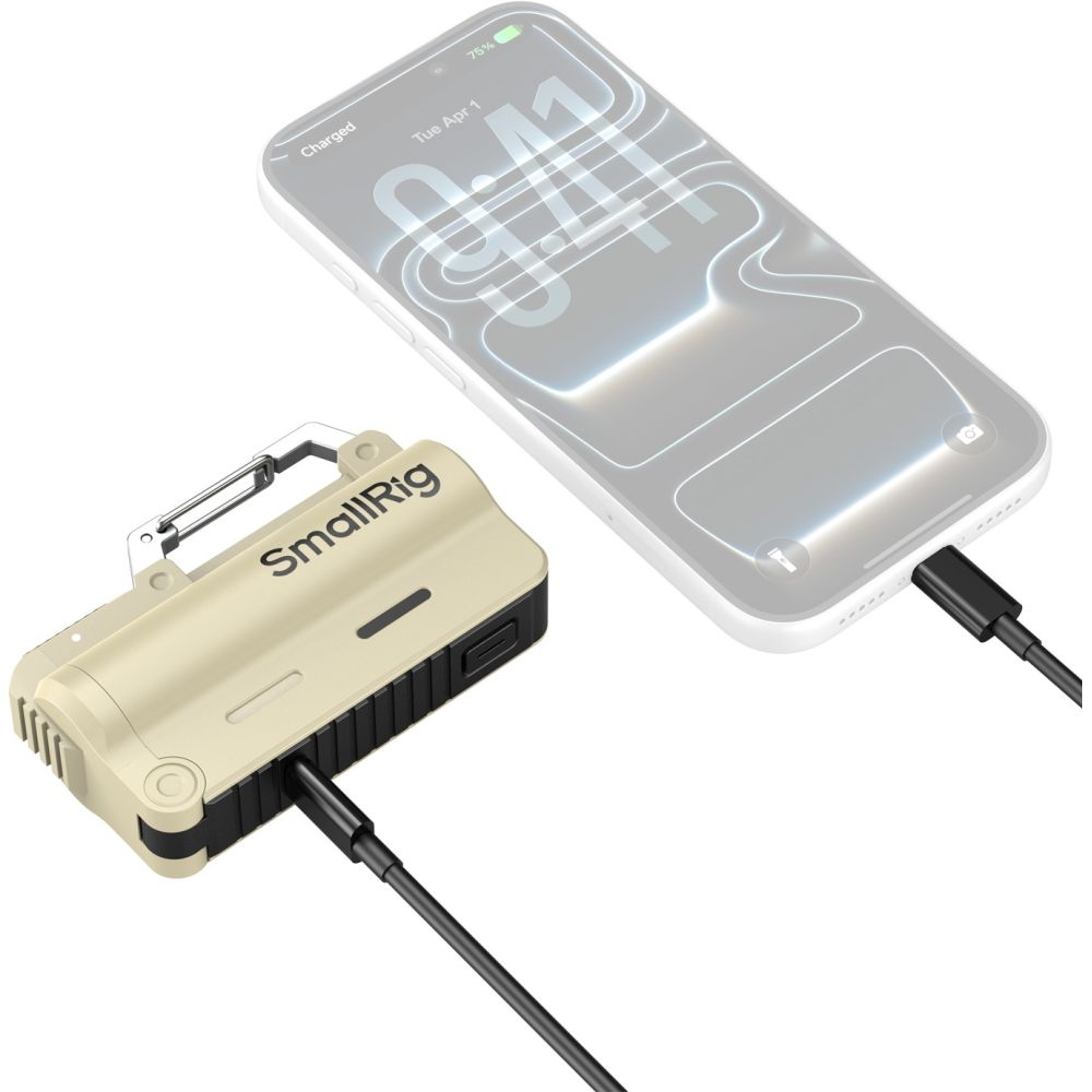 SmallRig 6088 Charger Kit incl. 1x 5000mAh 21700 Battery, Sand Brown