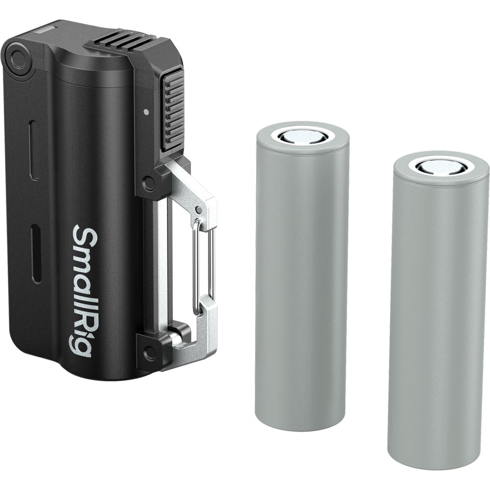 SmallRig 6091 Charger Kit incl. 2x 5000mAh 21700 Battery, Black