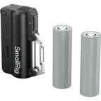 SmallRig 6091 Charger Kit incl. 2x 5000mAh 21700 Battery, Black