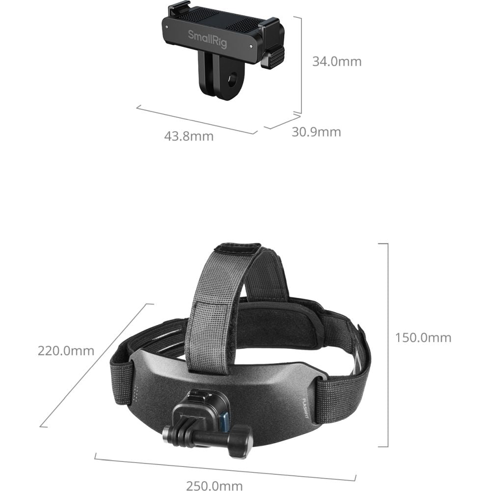 SmallRig 6304 Head Strap Mount for DJI Osmo Action 6 / Nano