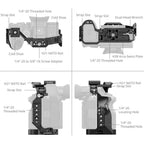 SmallRig 6702 "HawkLock" Quick Release Cage for Sony Alpha 7R VI