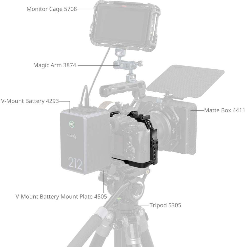 SmallRig 6702 "HawkLock" Quick Release Cage for Sony Alpha 7R VI