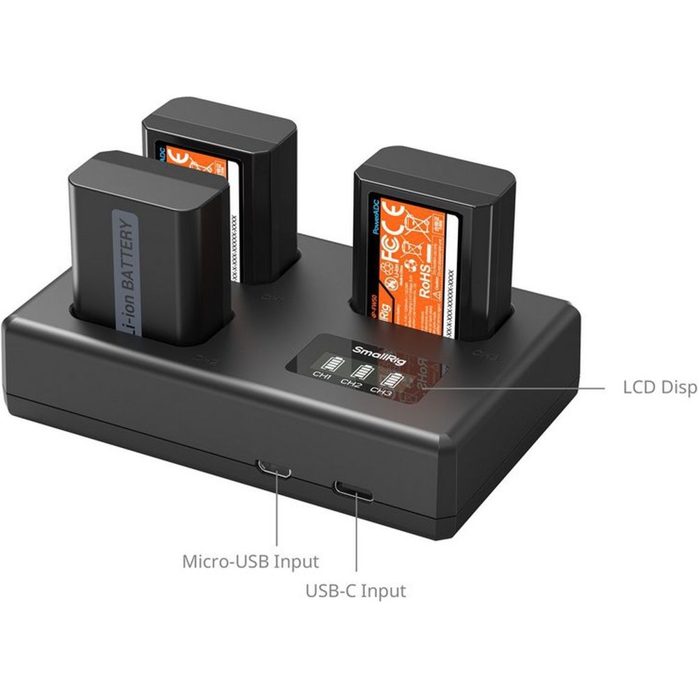 SmallRig 6019 Camera Battery Kit for Sony NP-FW50