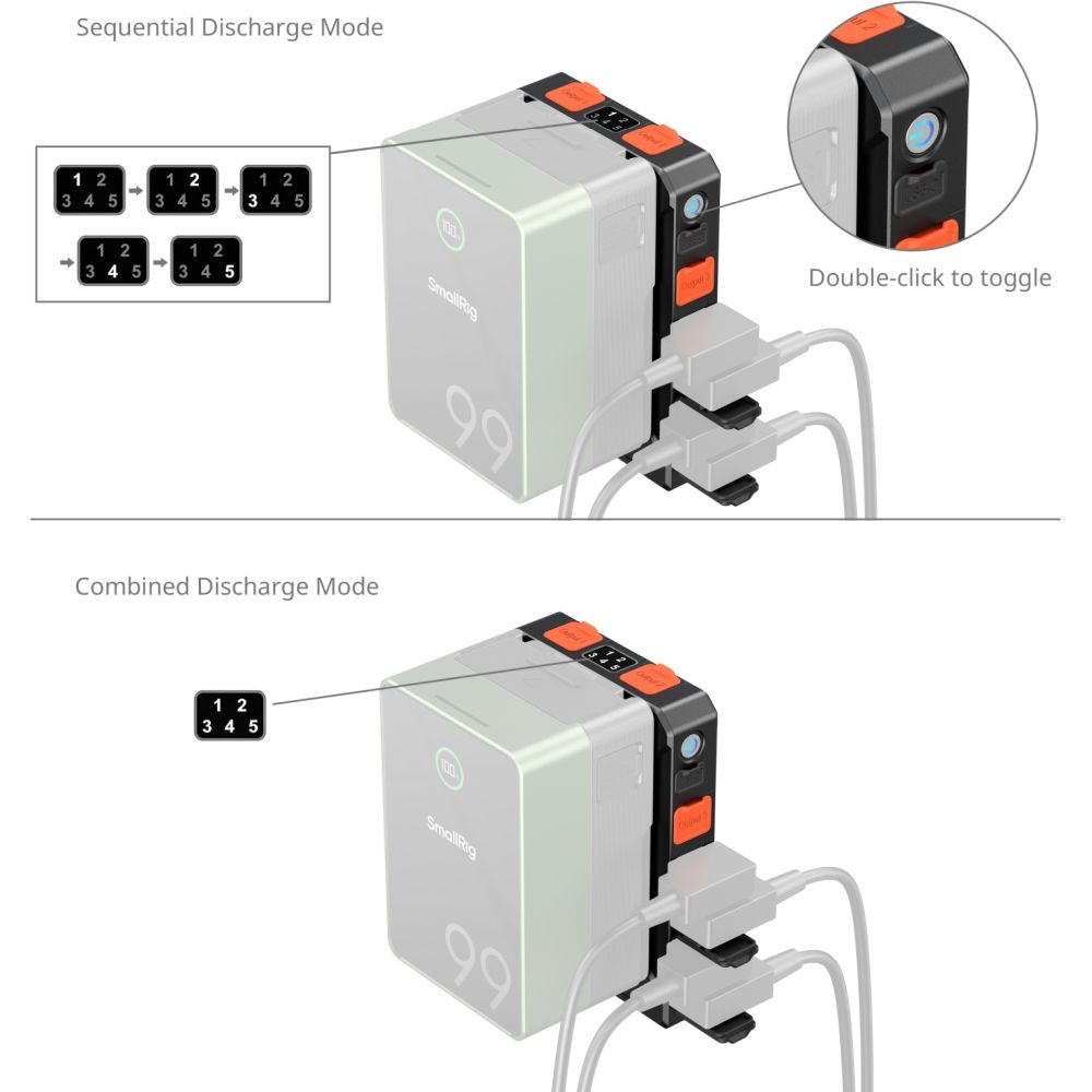 SmallRig 5653 Intelligent Power Management V-Mount Battery Adapter Plate (Basic Edition)