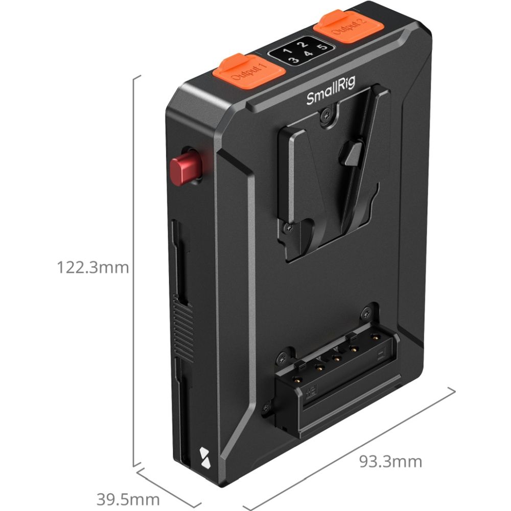 SmallRig 5653 Intelligent Power Management V-Mount Battery Adapter Plate (Basic Edition)