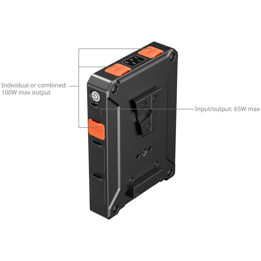 SmallRig 5653 Intelligent Power Management V-Mount Battery Adapter Plate (Basic Edition)