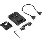 SmallRig 5881 Intelligent Power Management V-Mount Battery Adapter Plate (With 15mm Dual Rod Clamp)