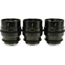 Zhongyi Mitakon 20mm T1 + 35mm T1 + 50mm T1 (S35 Cine Bundle Set) Fuji X