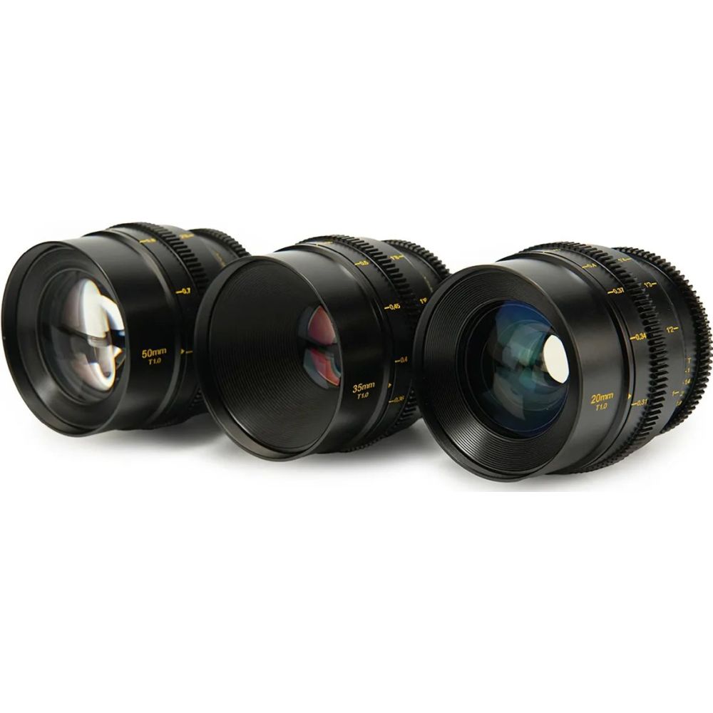 Zhongyi Mitakon 20mm T1 + 35mm T1 + 50mm T1 (S35 Cine Bundle Set) Fuji X