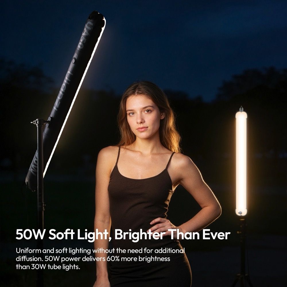 Ulanzi UA50 50W Bi Color Air Tube Light (with EU Plug Adapter)