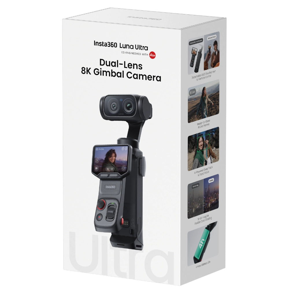 Insta360 Luna Ultra Standard + Mic Pro Transmitter Bundle - Black