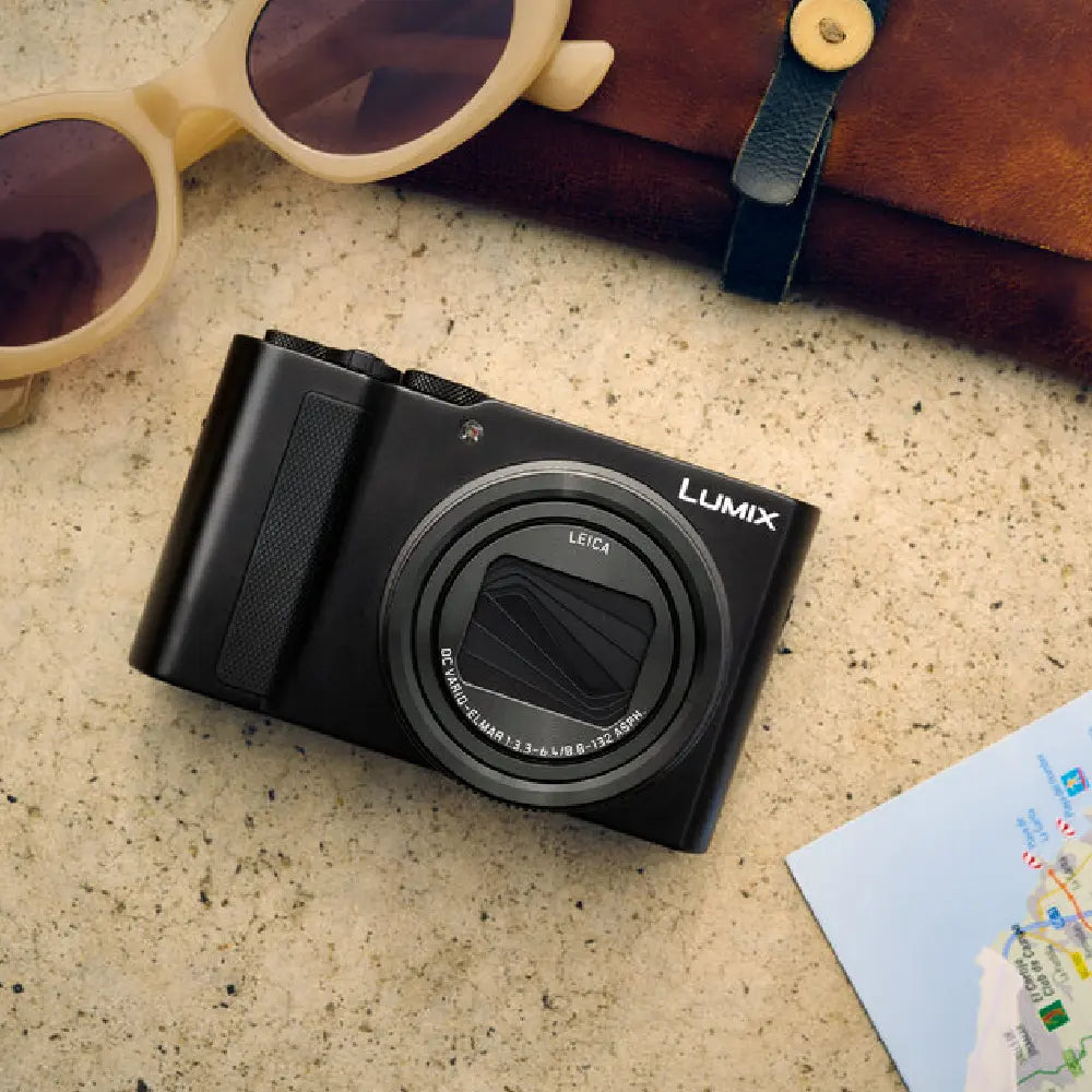 Panasonic Lumix DC-TZ300 - Black + Lexar 64GB SDXC + Case Logic DCB-313