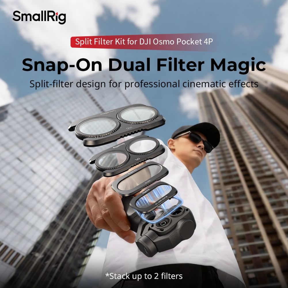 SmallRig 6477 Split Filter Kit for DJI Osmo Pocket 4P