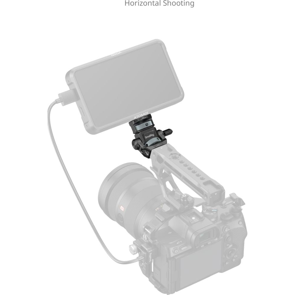 SmallRig 6314 Monitor Support for Horizontal & Vertical Shooting with ARRI 3/8"-16 Locating Screw