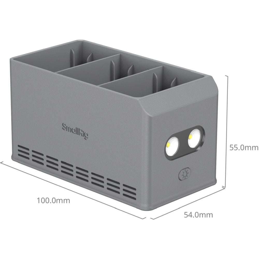 SmallRig 6502 100W Battery Charger for DJI Mini 5 / 4 / 3 Pro