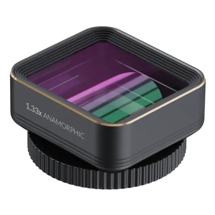 ShiftCam iPhone 16 Pro Case Dark Grey Fabric + LensUltra 1,33x Anamorphic
