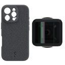 ShiftCam iPhone 16 Pro Case Dark Grey Fabric + LensUltra 1,55x Anamorphic
