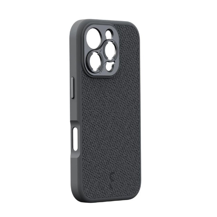 ShiftCam iPhone 16 Pro Case Dark Grey Fabric + LensUltra 16 mm Wide angle