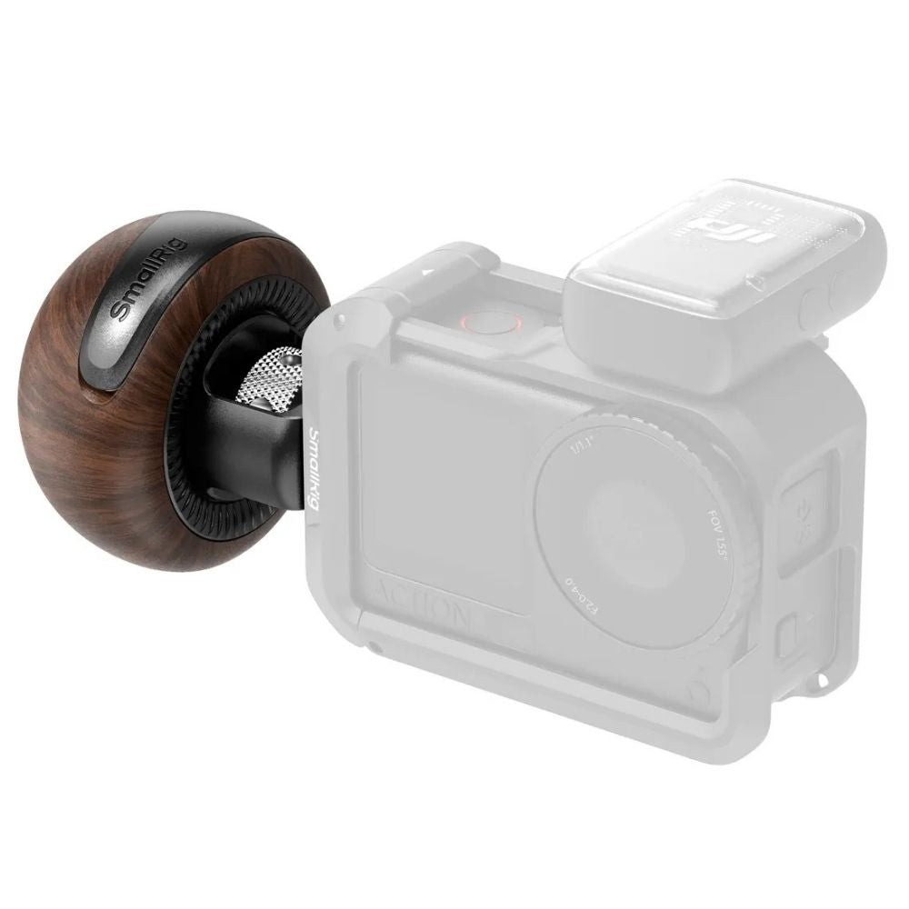 SmallRig 5926 Mini Wooden Side Handle with 1/4''-20 Locating Screw