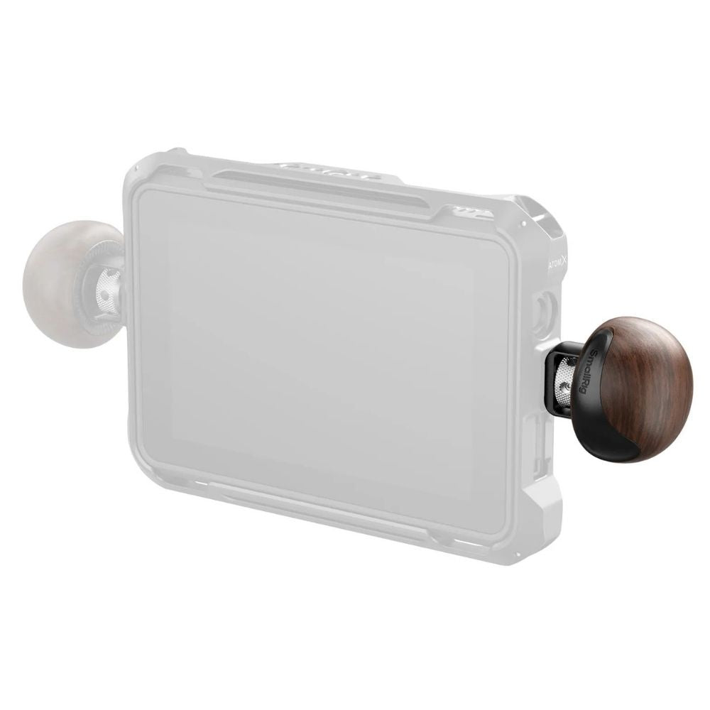 SmallRig 5926 Mini Wooden Side Handle with 1/4''-20 Locating Screw