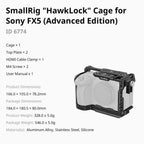 SmallRig 6774 "HawkLock" Advanced Cage for Sony FX5