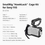 SmallRig 6778 "Hawklock" Cage Kit for Sony FX5
