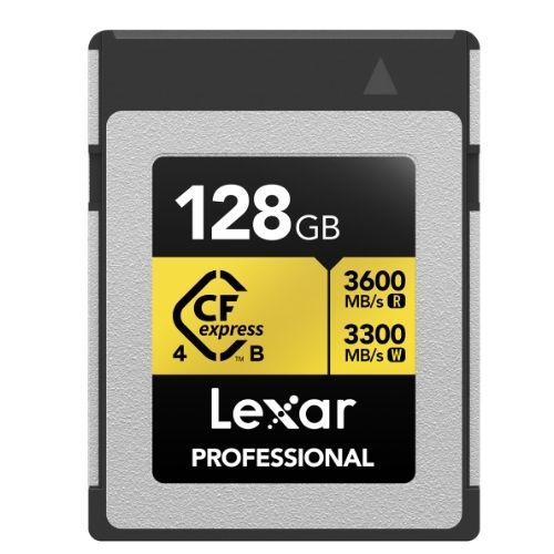 Lexar Professional GOLD CFexpress 4.0 Type B R3600/W3300 MB/s – 128GB