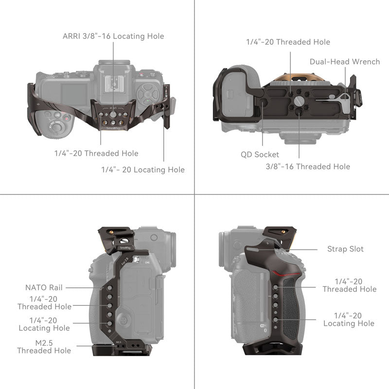 SmallRig 4316B “Night Eagle” Cage for Nikon Z8