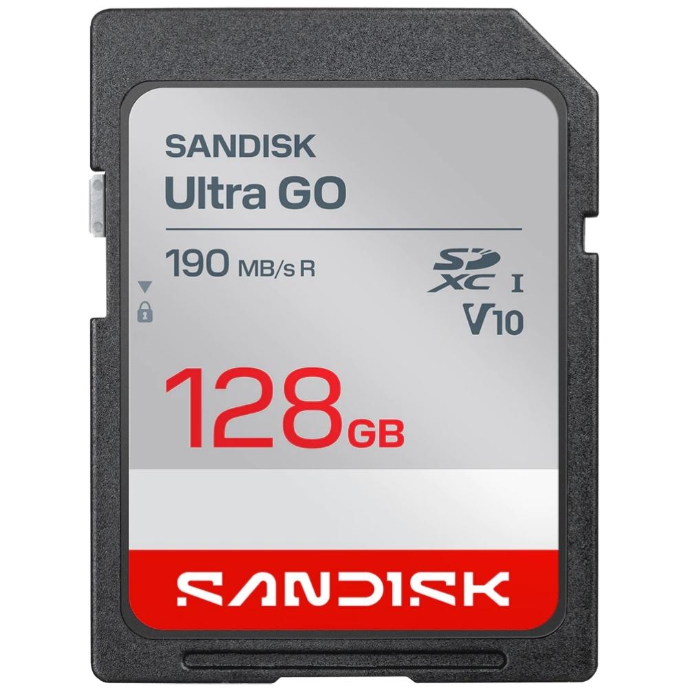 SanDisk SDXC Ultra Go 128GB 190 MB/s UHS-I- V10- U1- C10