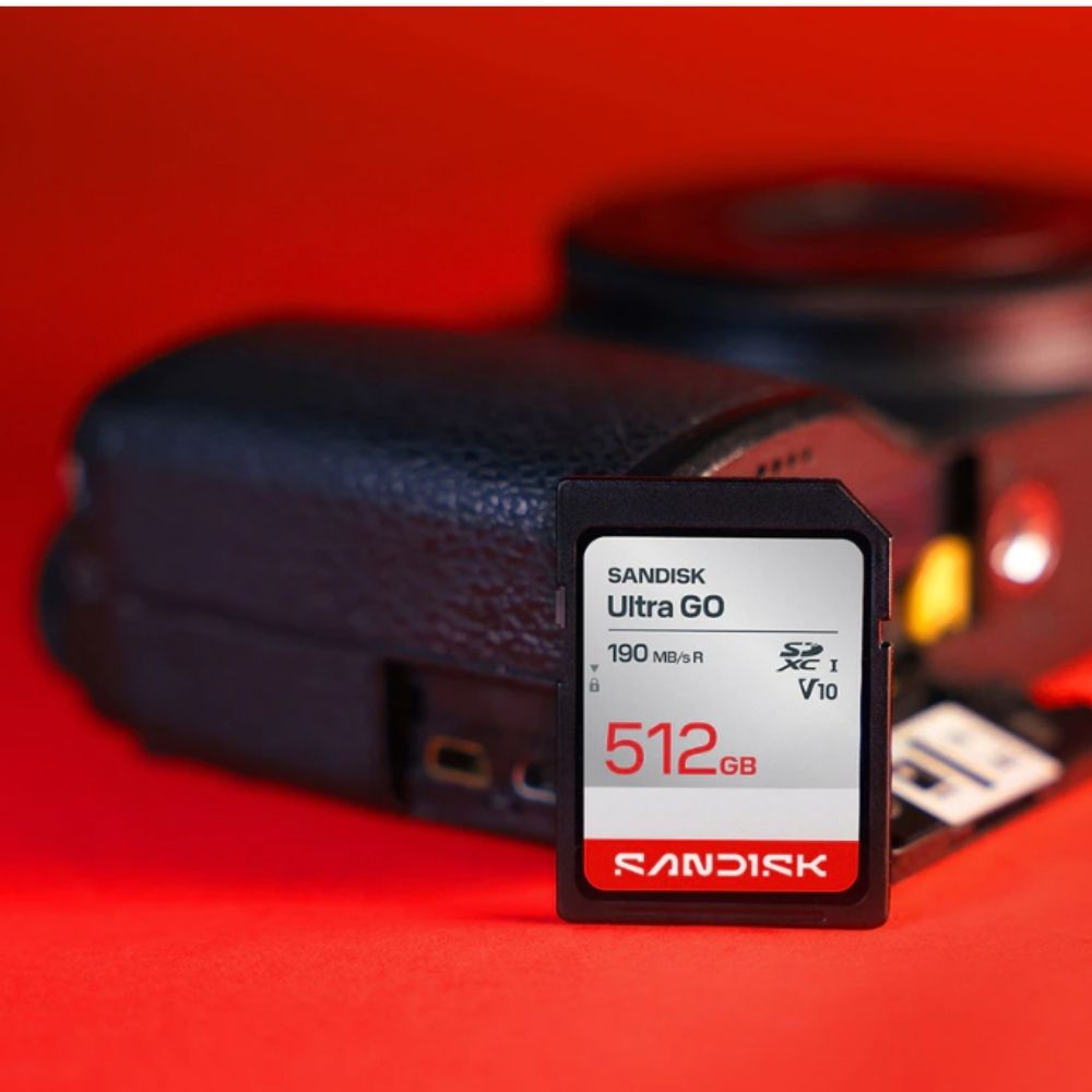 SanDisk SDXC Ultra Go 128GB 190 MB/s UHS-I- V10- U1- C10