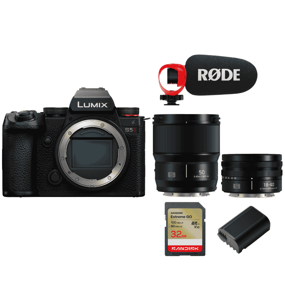 Panasonic Lumix DC-S5 II + Lumix S 18-40 F/4.5-6.3 + Lumix S 50mm F/1.8 Value Pack